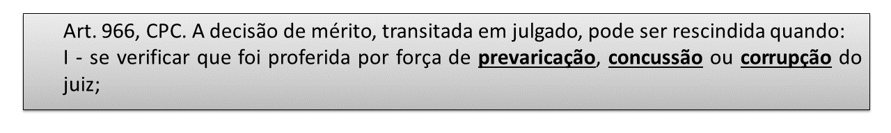 Ação Rescisória: hipóteses de cabimento